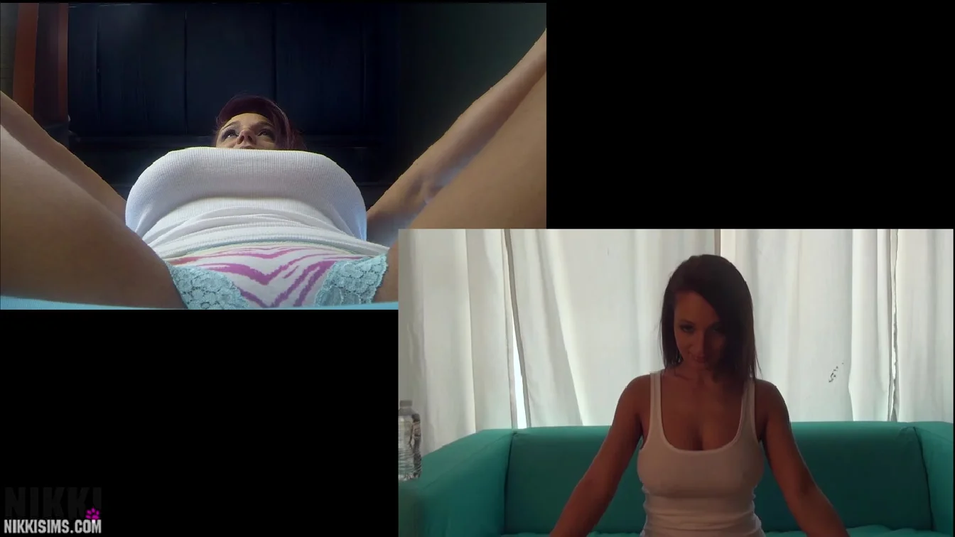 NikkiSims Wet Tee Dual Both Angles XXX